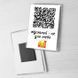 Магніт з QR кодом / 5 х 7.5 см #600 фото 3