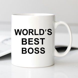 Чашка World's best boss #309 #182 фото