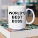Чашка World's best boss #309 #182 фото 5