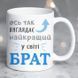 Чашка Найкращий у світі брат #187 #339 фото 4